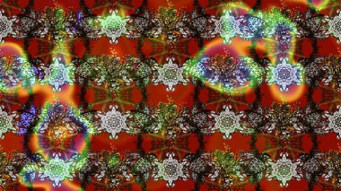 Raster düz çiçek çizim deseni. Hediye ambalaj kağıdı, tebrik kartları, posterler ve pankart tasarımı. Kahverengi renkte çiçekler.