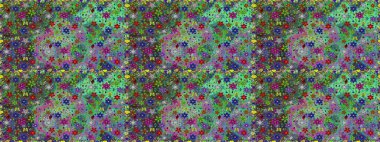 Çiçeksiz desenlerin resmi. Vadinin yeşil renkli çiçekleri.