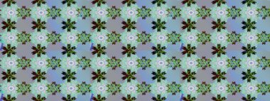 Mavi ve nötr renklerde çiçekler. Raster illüstrasyonundaki çiçek desenli çizim. Renkli Bahar Teması eskiz kalıbı. Düz Çiçek Elementleri Tasarımı.