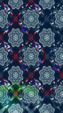 Çiçek desenli eskiz, darbeler, sıçramalar, yaz çiçekleri. Mavi renkli çiçekler. Raster illüstrasyonu.