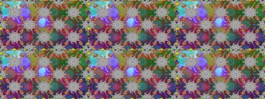 Kusursuz Renksiz Bahar Temalı Kusursuz Arkaplan. Düz Çiçek Elementleri Tasarımı. Sevimli çiçek raster deseni. Gri renkli çiçekler.