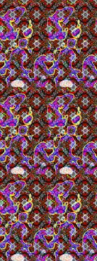 Gri renkli etnik çiçekli zarif eskiz deseni. Raster Çiçek İllüstrasyonu güzel tekstil..