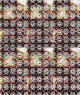 Renkli Bahar Teması eskiz kalıbı. Düz Çiçek Elementleri Tasarımı. Çiçek desenli çizim. Raster illüstrasyonu. Gri renkli çiçekler. Asya tekstil tarzında.