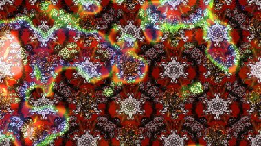 Küçük çiçekteki sevimli çiçek deseni. Kahverengi renkte çiçekler.