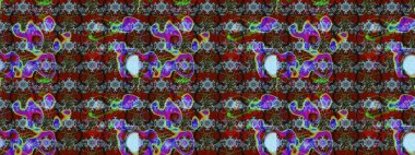 Kırmızı renkte manzaralı çiçek deseni. Çiçek kompozisyonu, el boyası, hassas şablon. Üst manzara, yumuşak stil. Sevgililer günü ve tebrik kartı konsepti için şık bir davet.