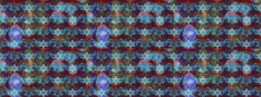 Raster illüstrasyonundaki çiçek desenli çizim. Mavi renklerde. Güzel kumaş deseni. Raster illüstrasyonu.