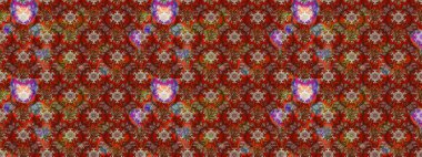 Çiçekli, yapraklı, çiçek desenli eskiz. El çizimi. Raster illüstrasyonu.