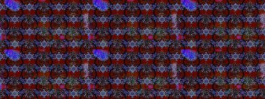 Çiçekli karalama şeklinde Raster çiçek deseni. Yumuşak, bahar çiçekli arka plan. Kırmızı renkte çiçekler.