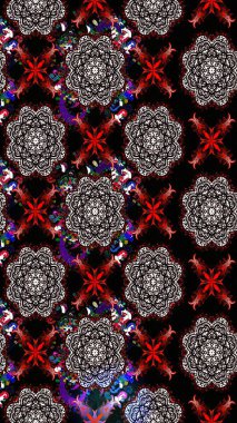 Çiçekli karalama şeklinde Raster çiçek deseni. Nazik, narin çiçek arkaplanı. Siyah renkte çiçekler.