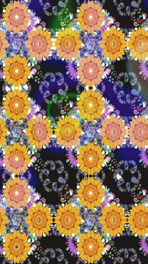 Eskiz arkaplan modeli. Vadinin gri renkli çiçekleri. Suluboya, elle çizilmiş. Raster - stok.