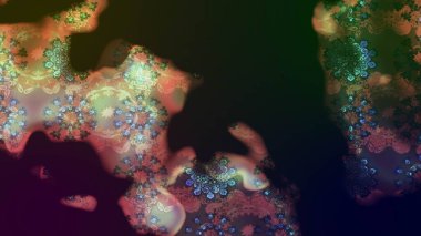 Bahar çiçekleriyle güzel bir çiçek deseni çizmişsin. Güzel kumaş deseni. Raster illüstrasyonu.