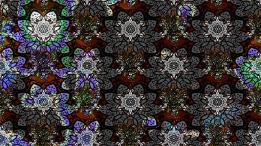 Gömlek, arka plan modelini çiz. Tropik çiçekler. Siyah renkte çiçekler.