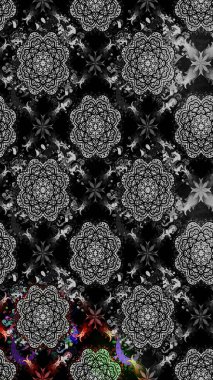 Hoş bir çiçek geçmişi var. Güzel kumaş deseni. Küçük bir çiçekte eskiz deseni. Raster illüstrasyonu.