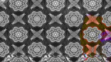 Çiçeksel elementlerle süslenmiş zarif raster dokusu. Küçük çiçekte hoş bir çiçek deseni var. Parlak çiçekli gri renkler üzerine soyut çizim deseni.