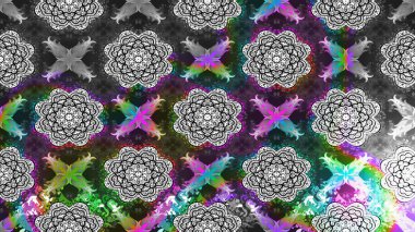 Eski usul küçük çiçekli şirin bir eskiz deseni. Moda arka planında parlak buketler. Kumaş, duvar kağıdı ve kağıt üzerine baskı yapmak için gelişen arka plan. Raster illüstrasyonu.