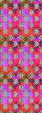 Sevimli çiçek desenli küçük çiçek. Dikişsiz Tony kumaş desen. Moda kumaş deseni. Raster illüstrasyon.