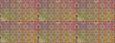 Kahverengi renkli çiçekler. Raster illüstrasyonu. El çizimi çiçekleri olan soyut, pürüzsüz desen.