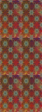 Düz Çiçek Elementleri Tasarımı. Modaya uygun kumaş deseni. Sevimli çiçek raster deseni. Renkli Yaz Temalı Kusursuz Arkaplan.