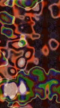 Vadinin çiçekleri kahverengi renklerde. Çiçeksel çizim kalıbının çizimi.