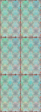 Raster düz çiçekleri pürüzsüz desen. Hediye ambalaj kağıdı, tebrik kartları, posterler ve pankart tasarımı. Mavi renkte çiçekler.