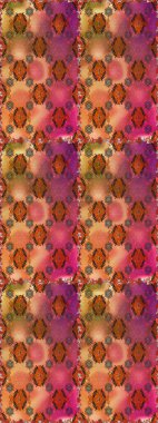 Çiçekli karalama şeklinde Raster çiçek deseni. Yumuşak, yaz çiçekli arka plan. Turuncu renkte çiçekler.