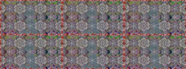 Renkli, pürüzsüz desen. Çiçek arkaplan. Çiçek duvar kâğıdı. Raster illüstrasyonu. Gri ve nötr renklerde şirin tekstil.