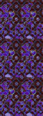 Çiçek. Taslak dekoratif arka plan, çiçek mandala. Raster illüstrasyonu. Menekşe renklerinde.