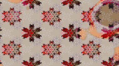 Raster güzel bir çiçek deseni çizmiş. Bahar mevsimi. Tatil havası. Gri renkli çiçekler. Nazik romantik baskı.