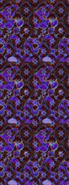 Çiçek. Taslak dekoratif arka plan, çiçek mandala. Raster illüstrasyonu. Menekşe renklerinde.