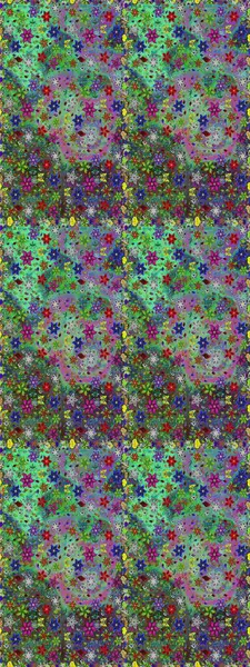 Çiçeksiz desenlerin resmi. Vadinin yeşil renkli çiçekleri.