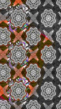 Küçük renkli çiçekler. Çiçekli bahar çiçekleri. Küçük çiçekte güzel bir desen. Robot resim. Moda baskıları için zarif bir şablon. Motley illüstrasyonu.