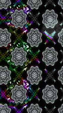 Zentangle soyut çiçekleri. Karalama çiçeği. Renkli Bahar Teması eskiz kalıbı. Raster illüstrasyonu. Güzel kumaş deseni. Düz Çiçek Elementleri Tasarımı.