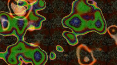 El yapımı çiçek ve bitki koleksiyonu. Raster illüstrasyonu. Eskiz tarzı kahverengi renklerde. Şirin karalamalı çiçek desenli çizim. Raster illüstrasyonu.