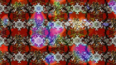 Çiçekli bahar çiçekleri. Küçük çiçekte güzel bir desen. Küçük renkli çiçekler. Moda baskıları için zarif bir şablon. Motley illüstrasyonu. Çizim.