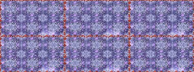 Çiçeksel mor, dikişsiz desen. Raster çiçek izi. Klasik taslak çizimi.