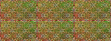 Çiçeksiz desenli nakış işlemeli gelincikler ve vadideki zambaklar. Tekstil tasarımı için geleneksel Raster çiçek buketi kahverengi ve yeşil renkler.