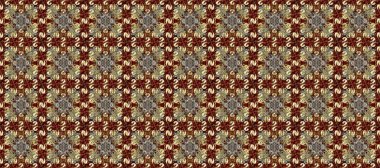 Kusursuz altın desen. Çiçek desenli altın metal. Tarafsız, kahverengi ve altın elementli bej renkler. Raster altın çiçek süsü brokar kumaş ve cam desenli..