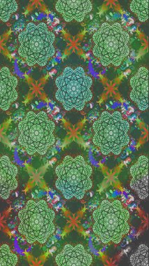 Yumuşak fayans. Yumuşak pamuk tasarımı. Raster 'ın taze dokusu. Paketleme, tekstil, duvar kâğıdı için çiçek eskizi. Klasik çiçek deseni.