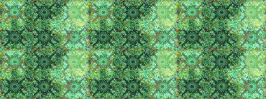 Çiçek ve yapraklı karalama şeklinde Raster çiçek deseni. Yumuşak, yeşil ve nötr renklerde bahar çiçekleri. Raster illüstrasyonu.