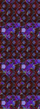 Raster illüstrasyonu. Şirin çiçek elementleri. Kahverengi renkli çiçekler. Çizim.