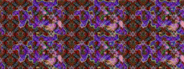 Raster illüstrasyonu. Güzel kumaş deseni. Güzel karalamalı çiçek desenli çizim. Küçük çiçekte sevimli çiçek deseni var..