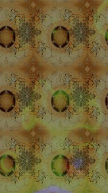 Raster Illustrasyon 'daki Çiçek Deseni' nin son moda çizimi. Düz Çiçek Elementleri Tasarımı. Güzel kumaş deseni. Renkli Yaz Teması çizim şablonu.