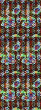 Küçük mavi çiçeklerle oldukça eski bir besin torbası deseni. Tekstil, kumaş, kapaklar, duvar kağıtları, baskı, paket, koleksiyon defteri, örgü, dekupaj için çiçek arkaplanı..