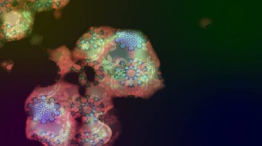 Kahverengi renkli çiçekler. Hediye ambalaj kağıdı, tebrik kartları, posterler ve pankart tasarımı. Raster düz çiçek çizim deseni.