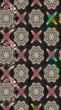 Raster illüstrasyonundaki çiçek desenli çizim. Suluboya tarzında gri renkte çiçekler.