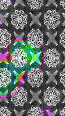 Poster ya da kapak için arka plan. Yapraklı çizim şekli. Şirin, zarif çiçekler Raster illüstrasyonu. Davetiye ve kartpostal tasarımı için dekoratif çiçek unsurları. Tekstil için figür.