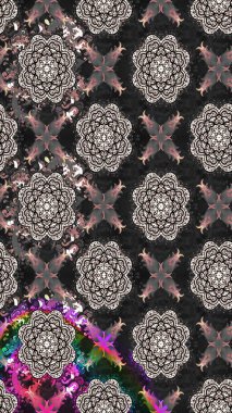 Davetiye ve kartpostal tasarımı için dekoratif çiçek unsurları. Poster ya da kapak için arka plan. Şirin, zarif çiçekler Raster illüstrasyonu. Tekstil için figür. Yapraklı çizim deseni.