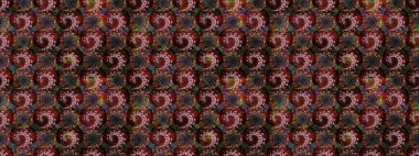 Çiçekli çiçek deseni, suluboya. Raster deseni. Küçük çiçekte güzel bir çiçek deseni..