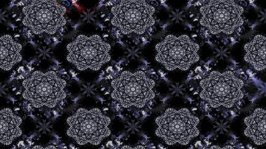 Raster düz çiçek çizim deseni. Siyah renkli çiçekler. Tasarım hediye paketi, tebrik kartları, posterler ve afiş tasarımı.