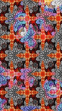 Düz Çiçek Elementleri Tasarımı. Gri renkli çiçekler. Renkli Bahar Teması eskiz kalıbı. Sevimli çiçek raster deseni.